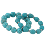 Duo de bracelets en Turquoise naturel