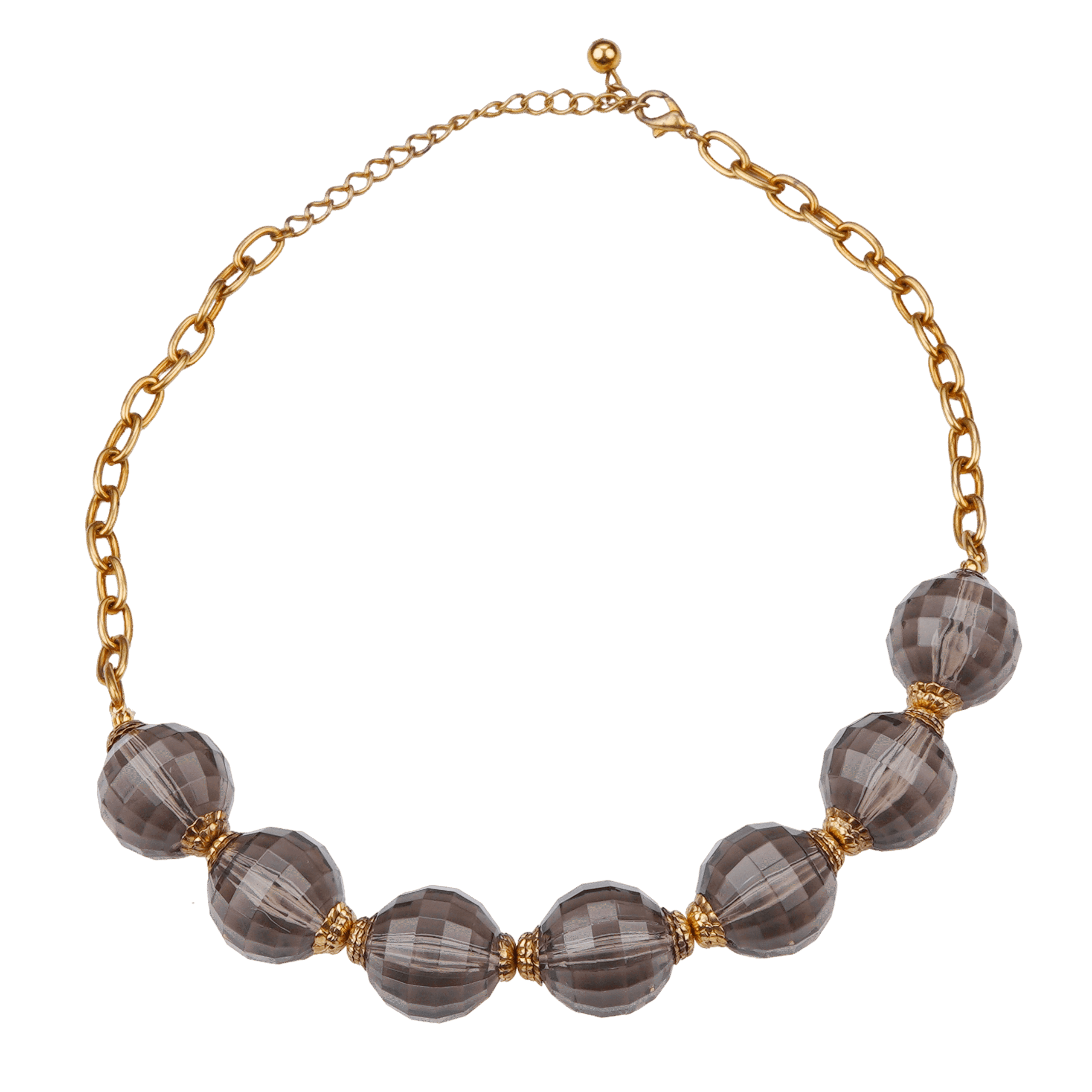 Collier en Acier Inoxydable avec Pierres Zircon